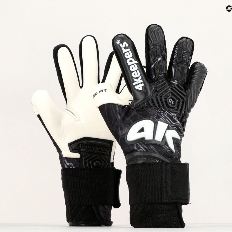4Keepers Neo Elegant Nc Jr mănuși de portar pentru copii negru 10