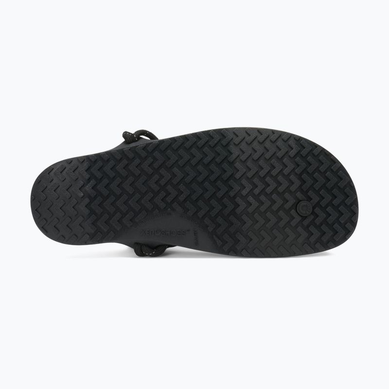 Sandale pentru bărbați desculți Xero Shoes Genesis negru 6