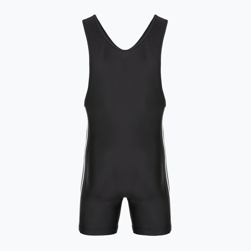 Combinezon pentru bărbați adidas 3 Stripe Singlet black/white 2