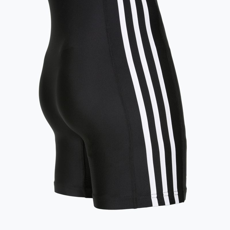 Combinezon pentru bărbați adidas 3 Stripe Singlet black/white 4