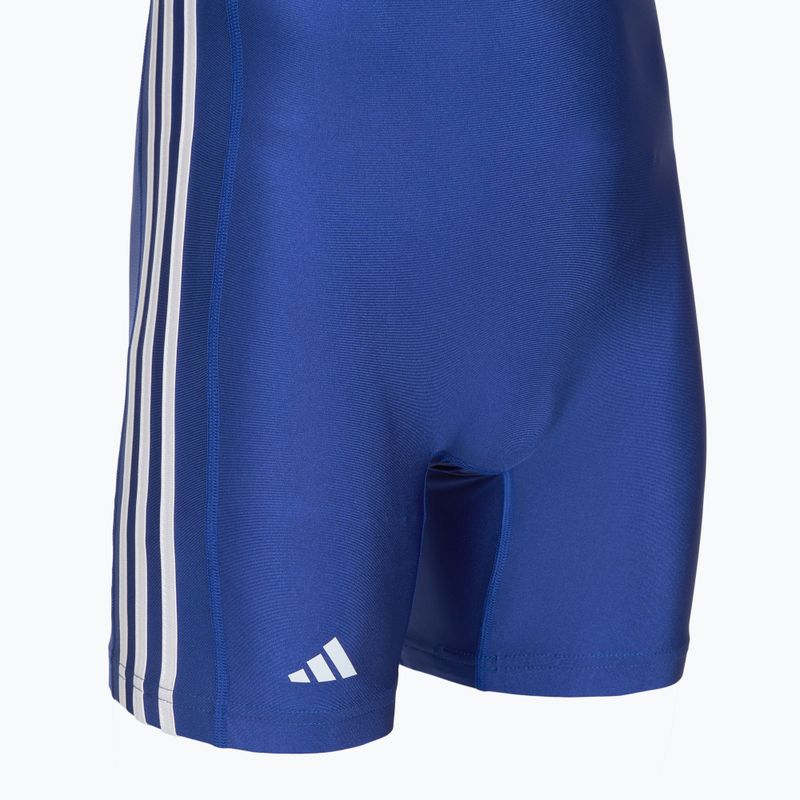 Combinezon pentru bărbați adidas 3 Stripe Singlet royal/white 3