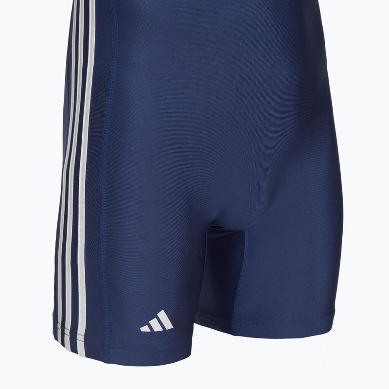 Combinezon pentru bărbați adidas 3 Stripe Singlet navy/white 3