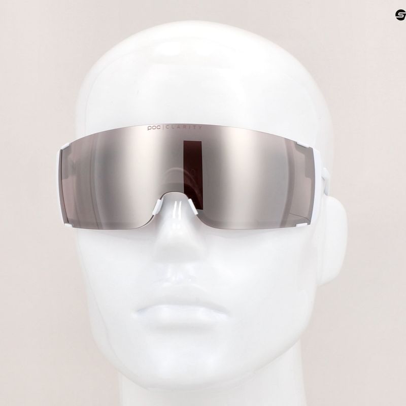 Ochelari de protecție pentru bicicletă POC Propel hydrogen white/clarity road silver 8