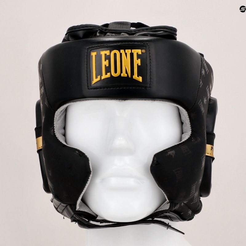 Leone 1947 Headgear Dna cască de box negru CS444 16