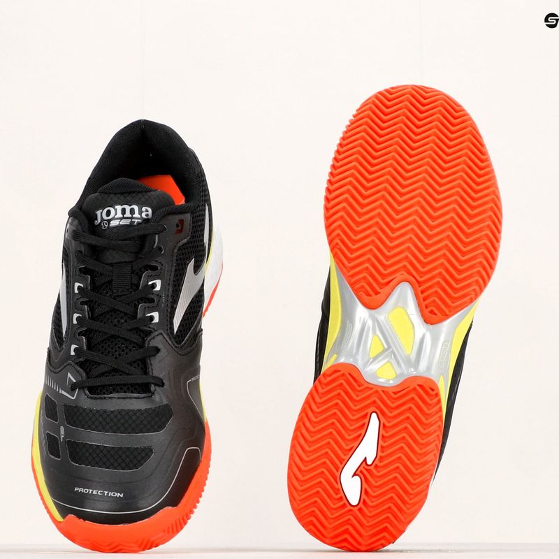 Joma T.Set pantofi de tenis pentru bărbați negru TSETW2201P 17