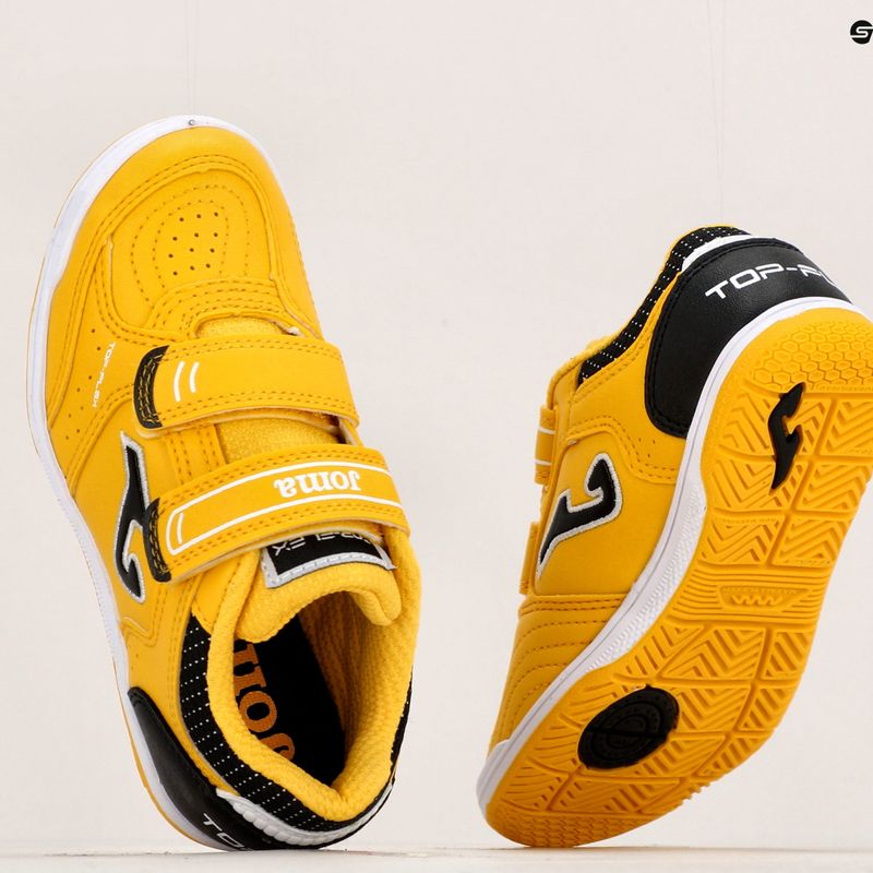 Cizme de fotbal pentru copii Joma Top Flex IN portocaliu/safron/negru 13