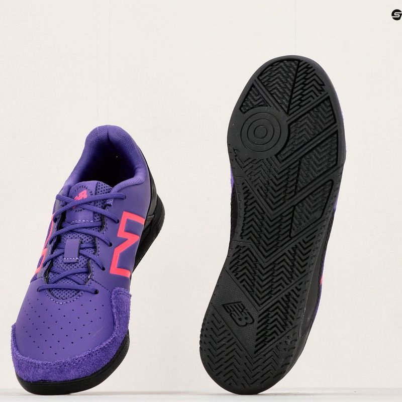 New Balance Audazo V6 Command IN ghete de fotbal pentru copii violet 17