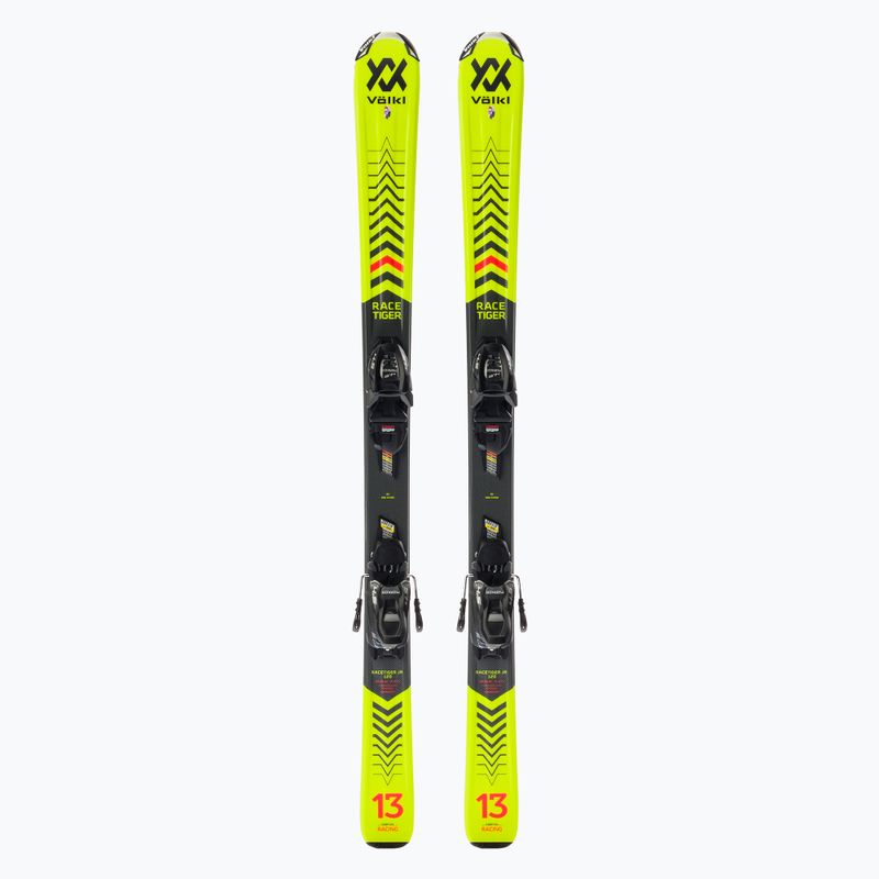 Schiuri de coborâre pentru copii Völkl RACETIGER Junior galben +4.5 VMotion Jr. 120465/6162T1.VA