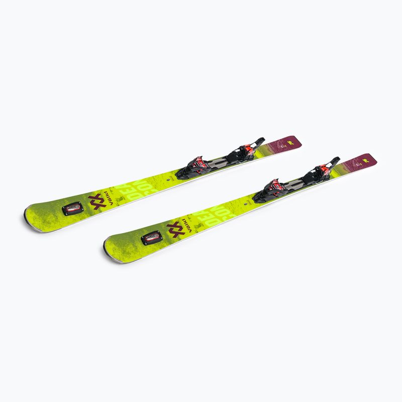 Schiuri de coborâre Völkl Deacon 76+RMotion2 12GW negru-galbene  121121/6877T1.VR 4