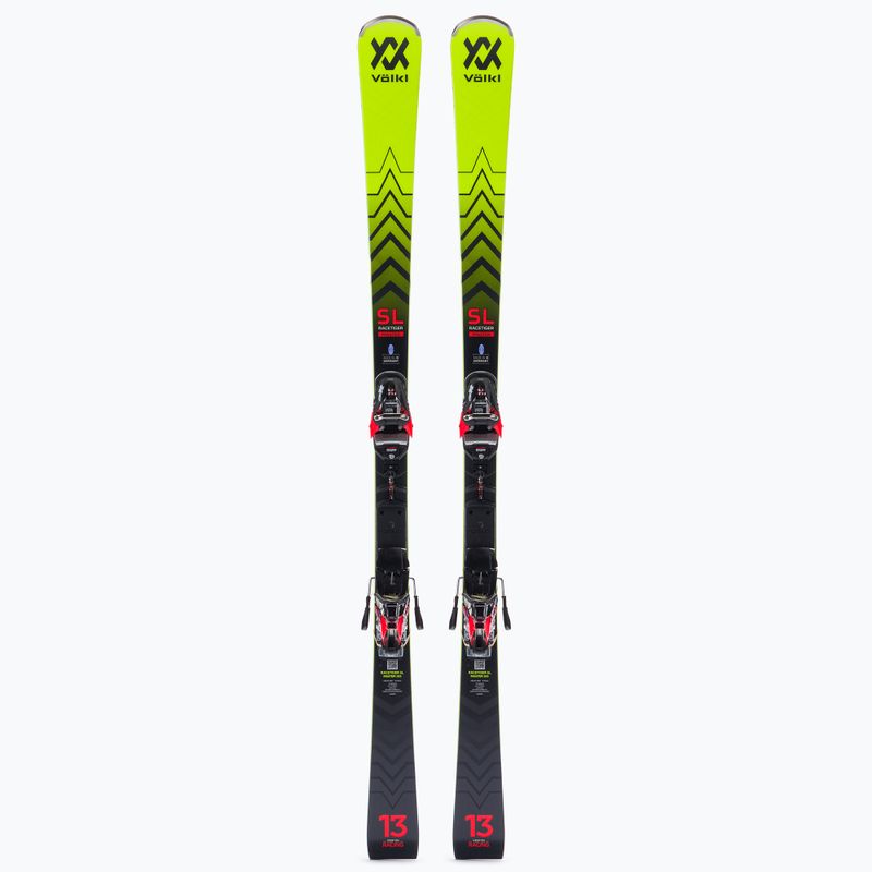Schiuri de coborâre Volkl Racetiger SL MASTER+XComp 16 GW Master, galben, 121021