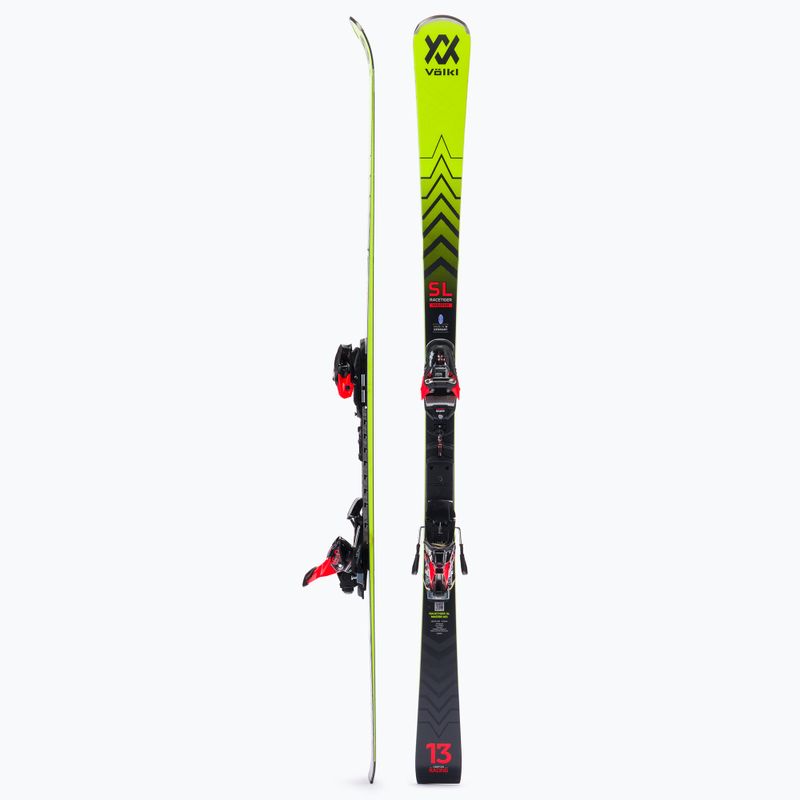 Schiuri de coborâre Volkl Racetiger SL MASTER+XComp 16 GW Master, galben, 121021 2