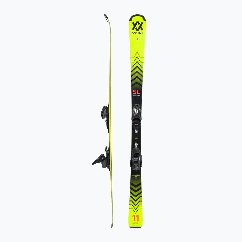 Schiuri de coborâre pentru copii Völkl Racetiger JR Pro+7.0 VMotion JR galben-negre 122467/6262T1.VA 2