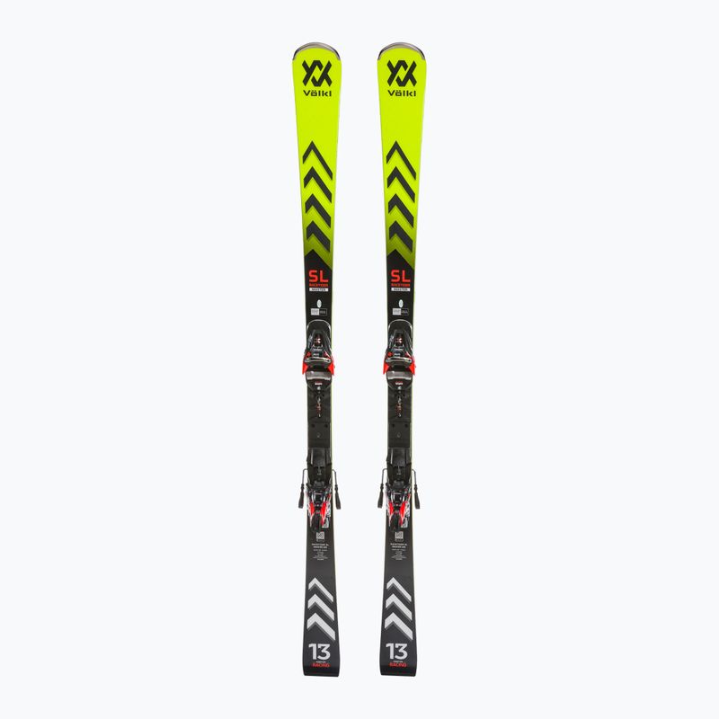 Völkl Racetiger SL Master + XComp 16 GW galben/negru schiuri de coborâre Völkl Racetiger SL Master + XComp 16 GW galben/negru