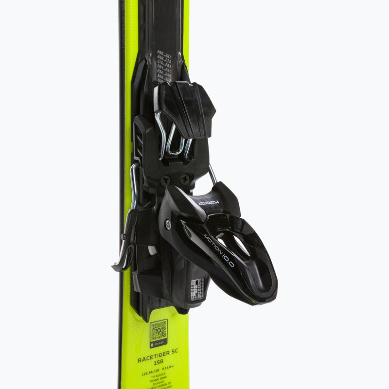 Völkl Racetiger SC Black + vMotion 10 GW negru/galben schiuri de coborâre negru/galben 5