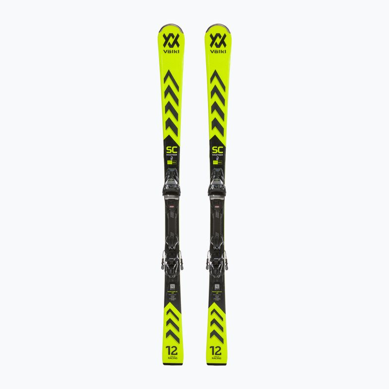 Völkl Racetiger SC Yellow + vMotion 10 GW galben/negru schiuri de coborâre galben/negru