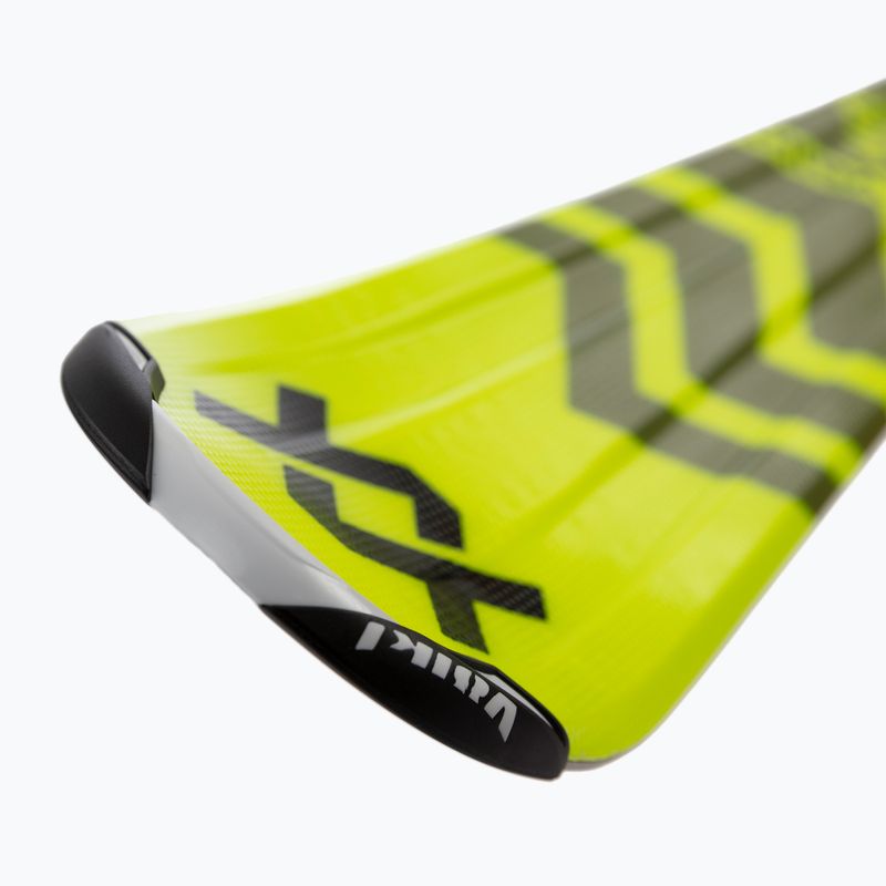 Schiuri de coborâre pentru copii  Völkl Racetiger Jr Yellow + legături 4.5 VMotion Jr 100-120 cm yellow 2