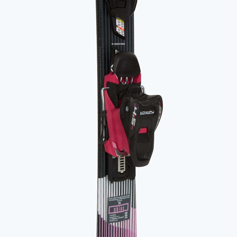 Schiuri de coborâre pentru copii Völkl Shine Jr + legături 4.5 VMotion Jr Lady 100-120 cm black/pink 5