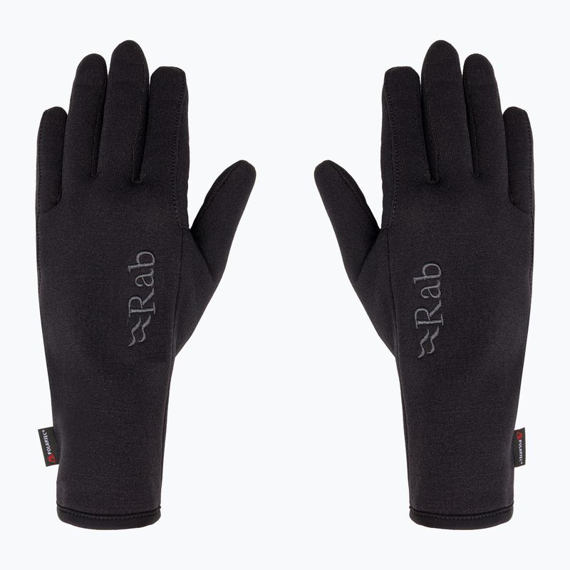 Mănuși de trekking pentru bărbați Rab Power Stretch Pro negru 3