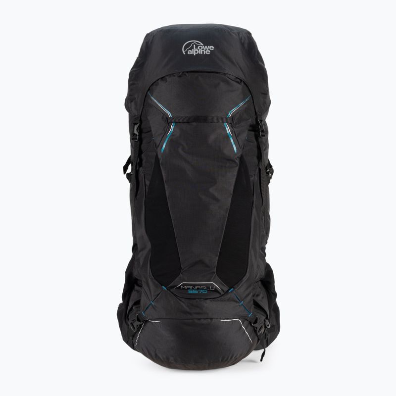 Lowe Alpine Manaslu 55:70 55+15 l rucsac de trekking pentru bărbați negru FBQ-04-BL-55