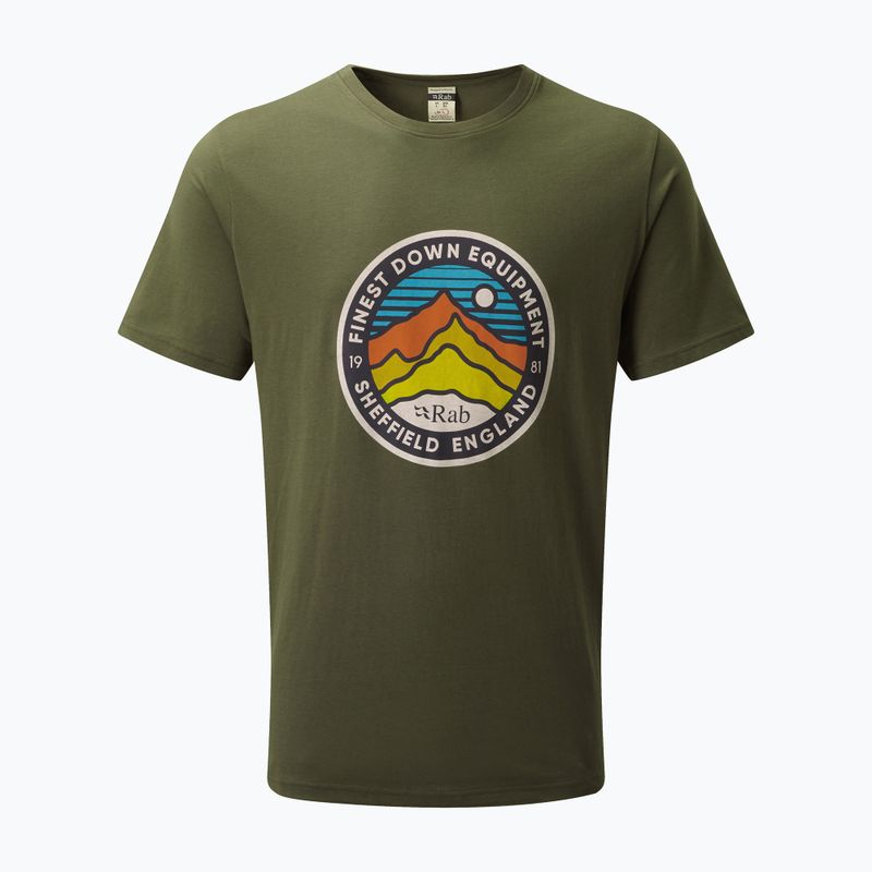 Cămașă de trekking pentru bărbați Rab Stance 3 Peaks verde QCA-98 2