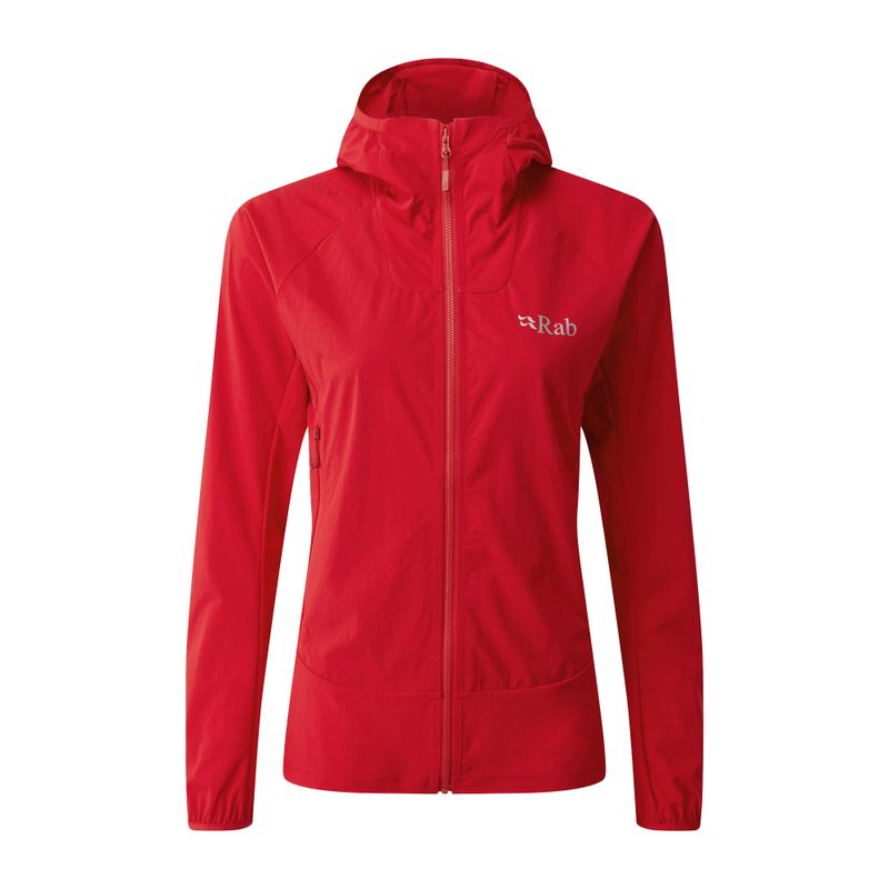 Jachetă softshell pentru femei Rab Borealis roșu QWS-39-RU-08