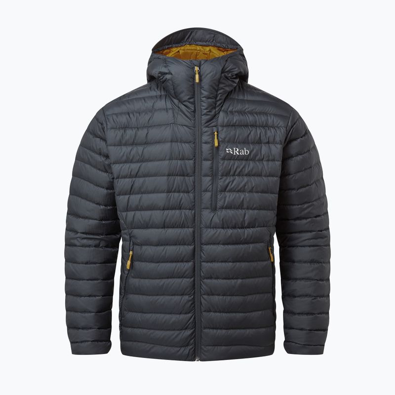 Jachetă Rab Microlight Alpine beluga pentru bărbați Rab Microlight Alpine beluga down jacket 2