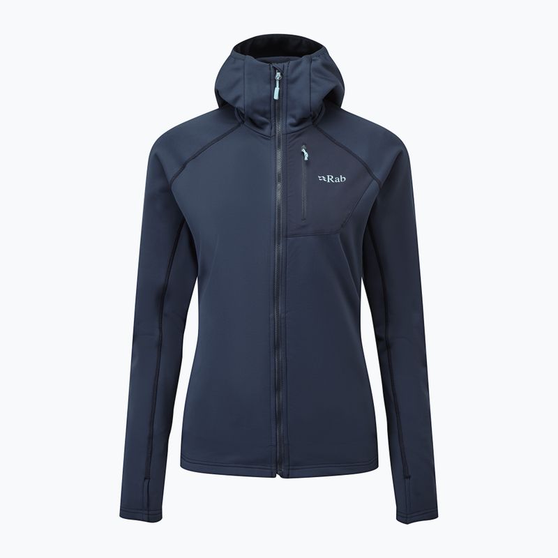 Bluză de trekking petru femei Rab Superflux Hoody deep ink