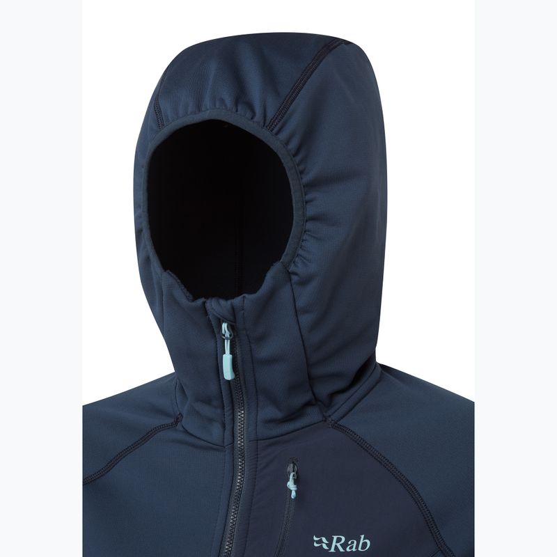 Bluză de trekking petru femei Rab Superflux Hoody deep ink 3