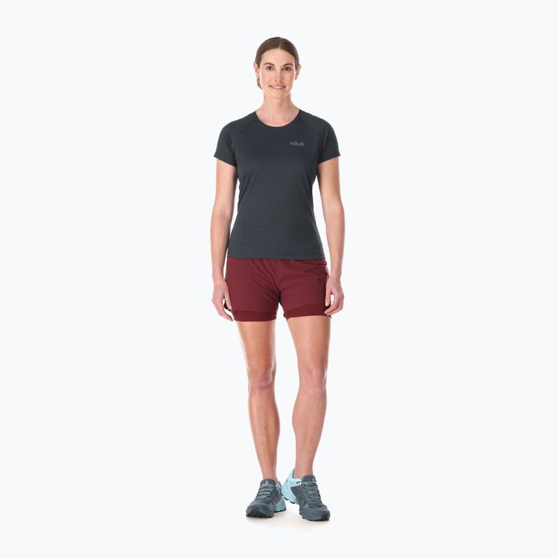 Tricou de trekking pentru femei Rab Sonic gri QBL-02