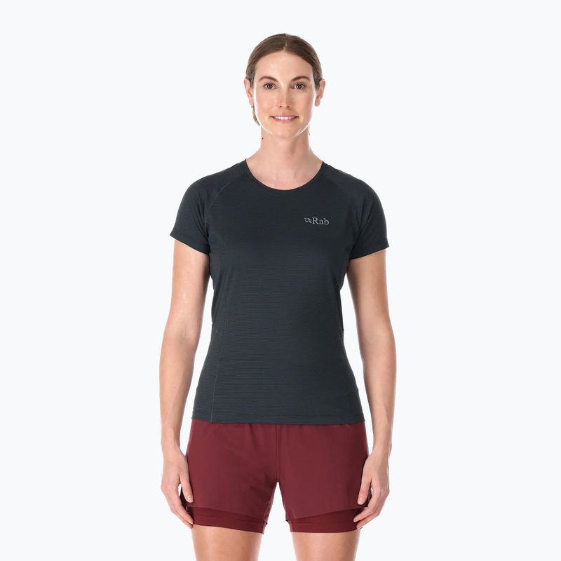 Tricou de trekking pentru femei Rab Sonic gri QBL-02 2