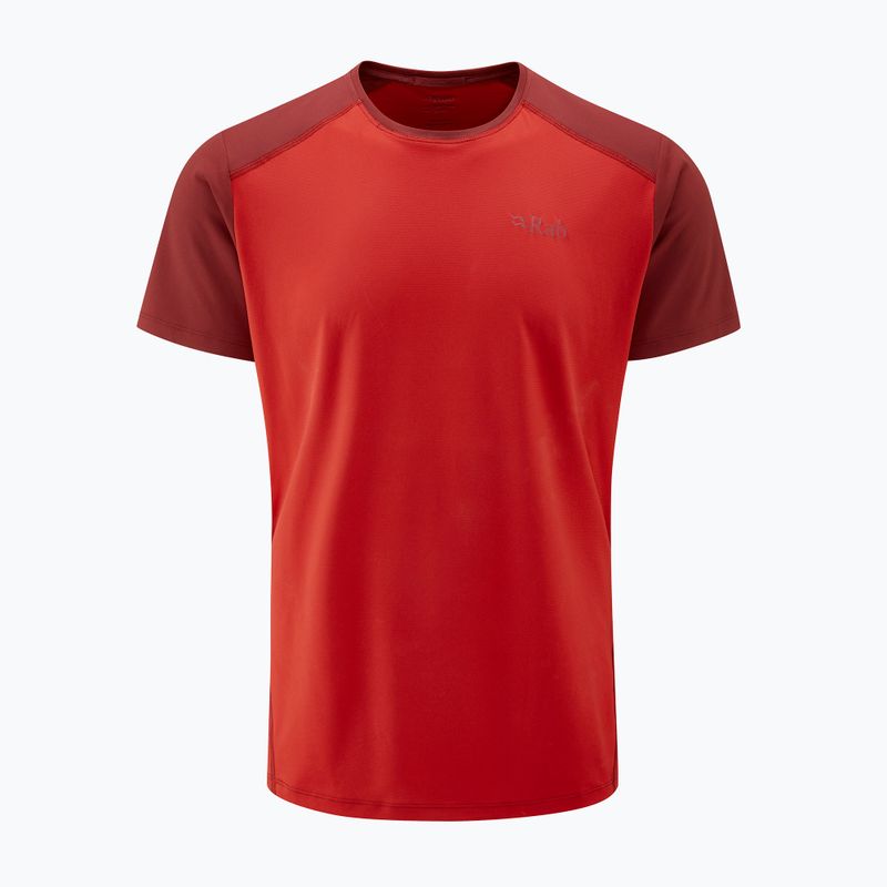 Tricou pentru bărbați Rab Force ascent red/oxblood red 5