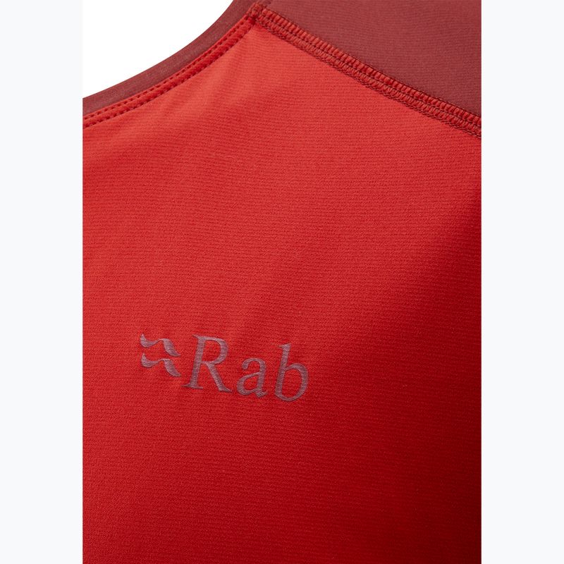Tricou pentru bărbați Rab Force ascent red/oxblood red 7