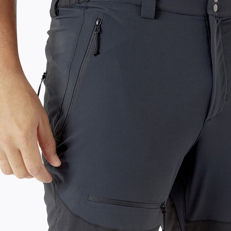 Pantaloni Rab Torque Mountain pentru bărbați  de culoare gri-negru 4