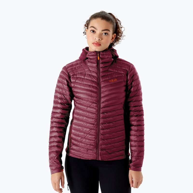 Geacă de puf pentru femei Rab Cirrus Flex 2.0 Hoody maro QIO-69