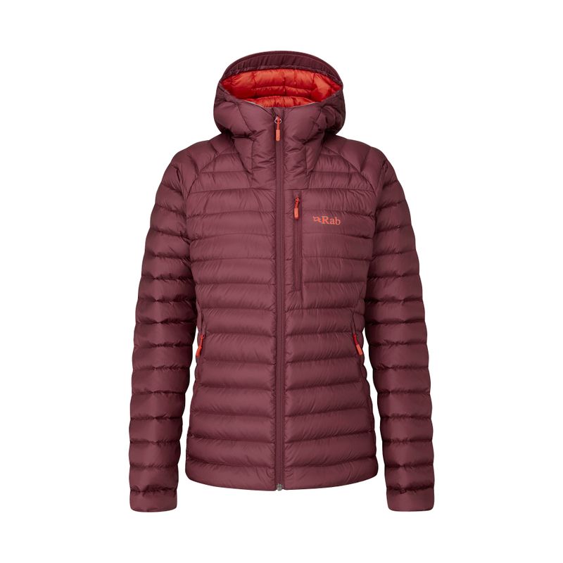 Geacă de puf pentru femei Rab Microlight Alpine burgundy QDB-13-DEH-08 2