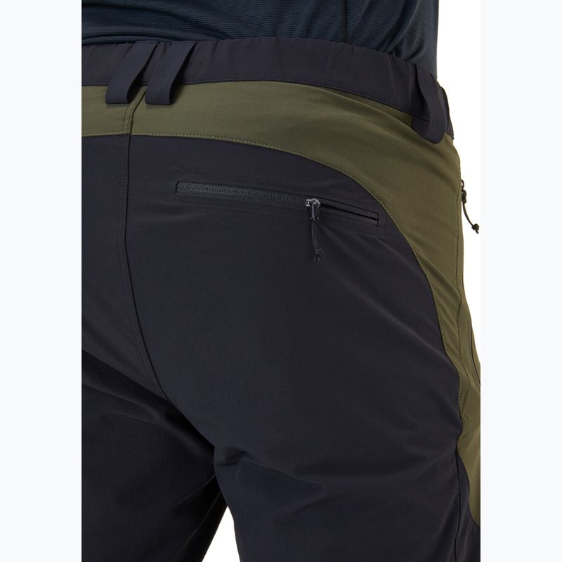 Pantaloni softshell pentru bărbați Rab Torque Mountain army/ beluga 6