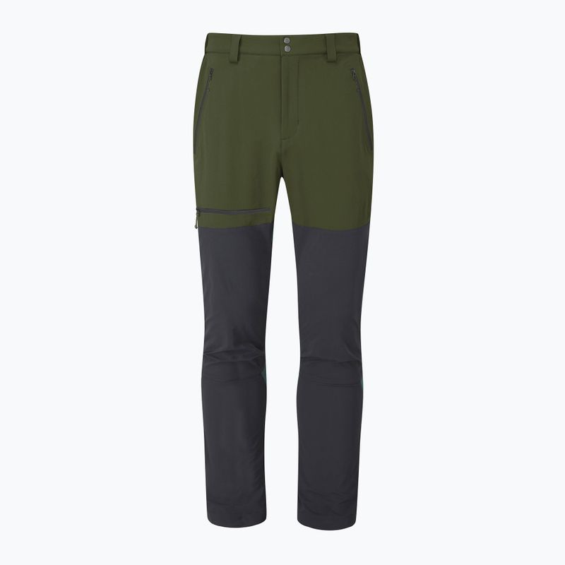 Pantaloni softshell pentru bărbați Rab Torque Mountain army/ beluga 10