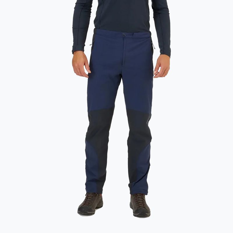 Pantaloni de trekking pentru bărbați Rab Torque albastru marin QFU-69