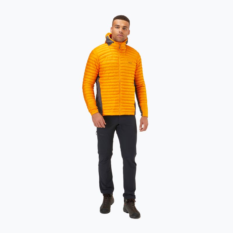 Rab Cirrus Flex 2.0 jachetă hibridă pentru bărbați  portocaliu QIO-68-SUN-SML 3