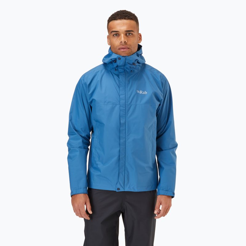Jachetă de ploaie pentru bărbați Rab Downpour Eco denim