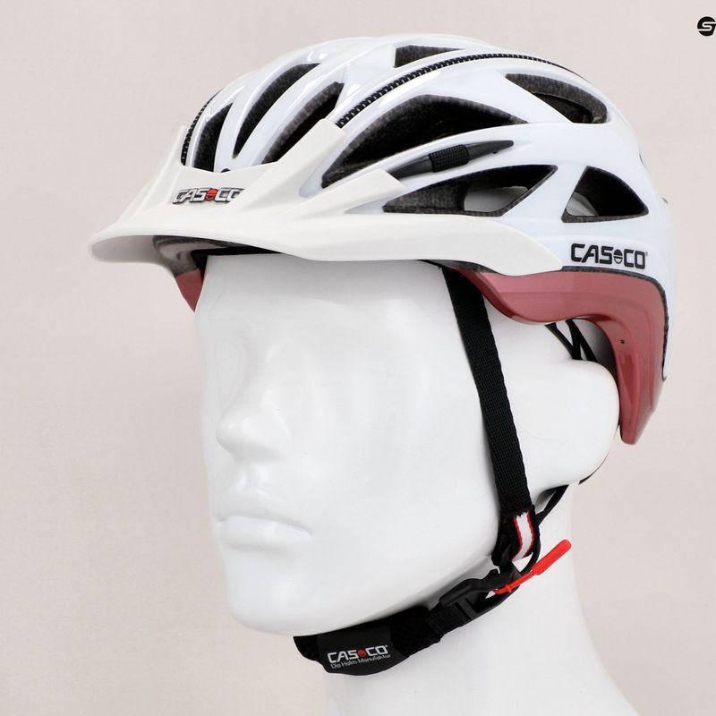 Cască de bicicletă pentru femei CASCO Activ 2 alb 04.0871 9