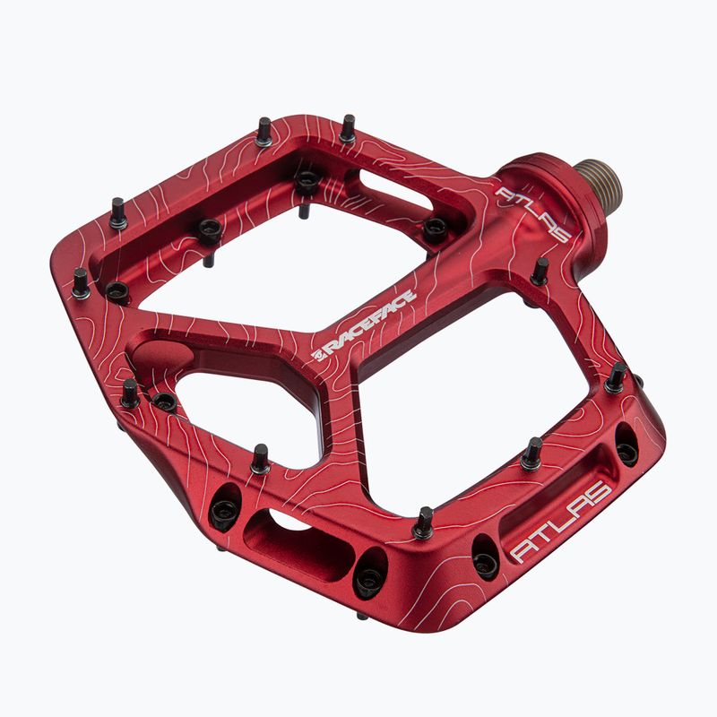 Pedale de bicicletă RACE FACE Atlas red 2