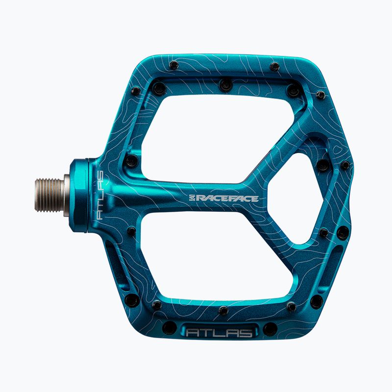 Pedale de bicicletă RACE FACE Atlas turquoise