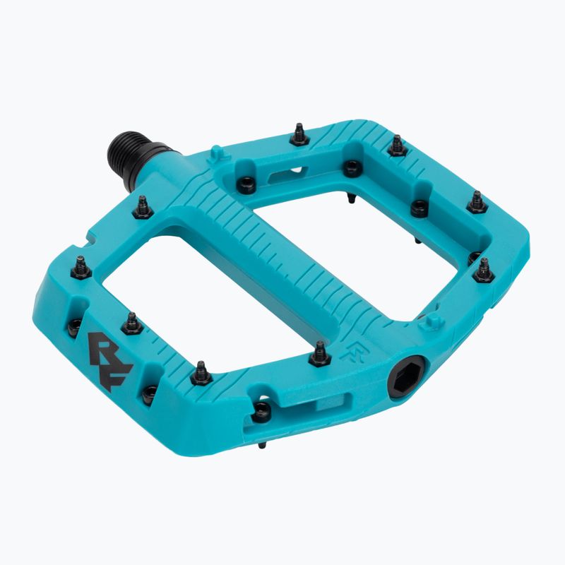 Pedale de bicicletă RACE FACE Chester Large turquoise 5