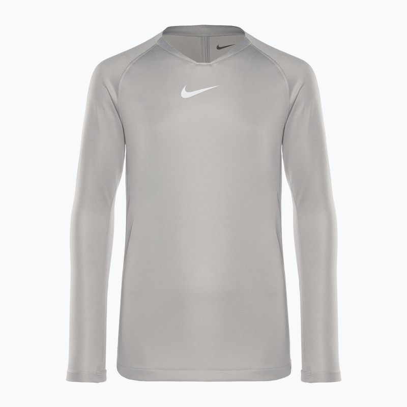 Longsleeve termoactiv pentru copii Nike Dri-FIT Park First Layer pewter grey/white