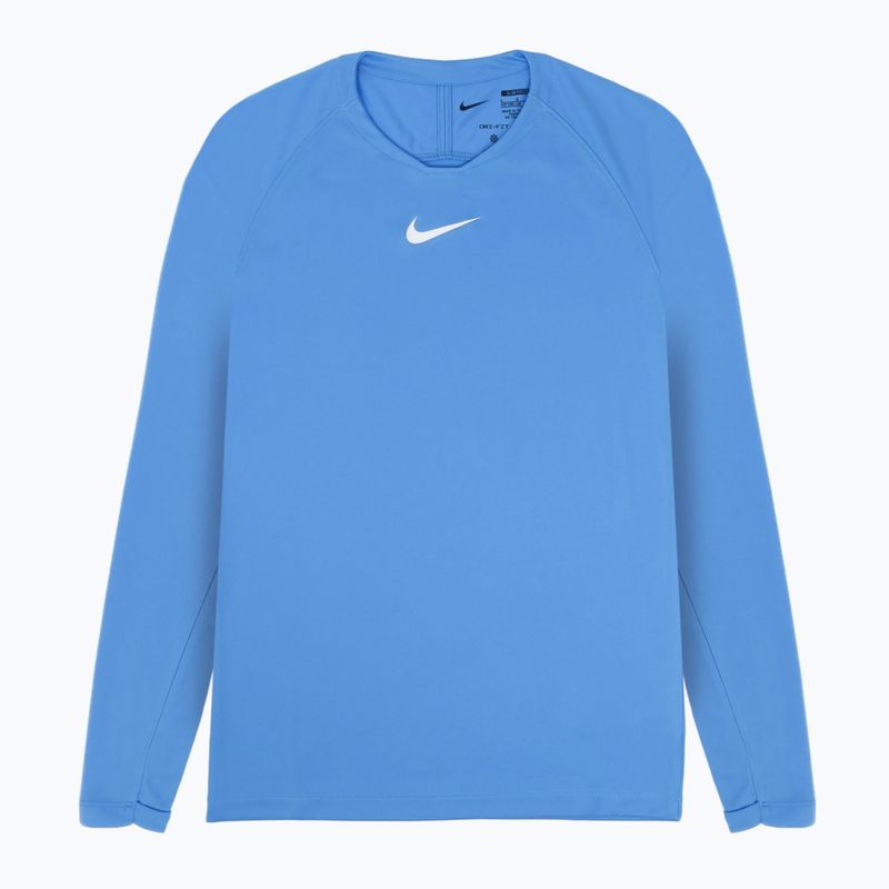 Longsleeve termoactiv pentru copii Nike Dri-FIT Park First Layer university blue/white