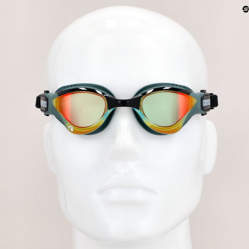 Ochelari de înot Arena Cobra Tri Swipe Oglindă galben cupru/armată 002508/360 10
