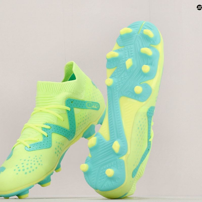 PUMA Future Match FG/AG JR ghete de fotbal pentru copii verde 107195 03 16
