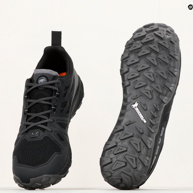 Cizme de drumeție pentru bărbați Mammut Saentis Low negru 11