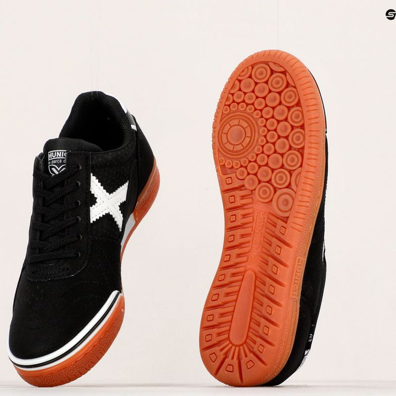 Cizme de fotbal pentru copii MUNICH G-3 Profit negru 15